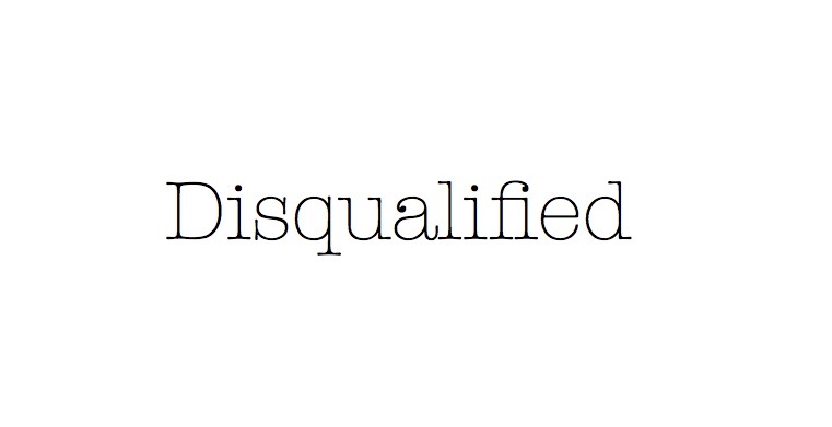 Disqualified